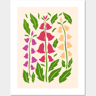 Foxglove Flowers Posters and Art